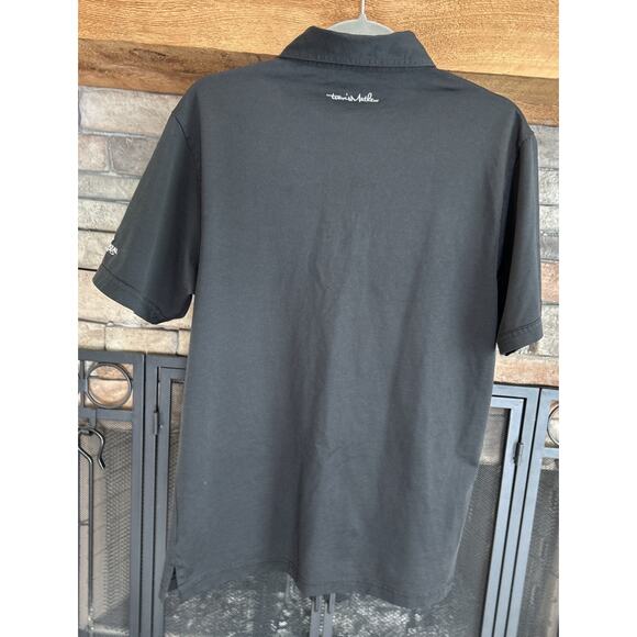 Men’s TRAVIS MATHEW Black CABO REAL Short Sleeve Polo Shirt Size M *C1 - Picture 4 of 5